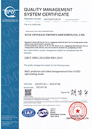 QUALITY MANAGEMENT SYSTEM CERTIFICATE