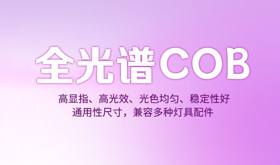 乐天使全光谱COB产品，引领高效节能照明新时代