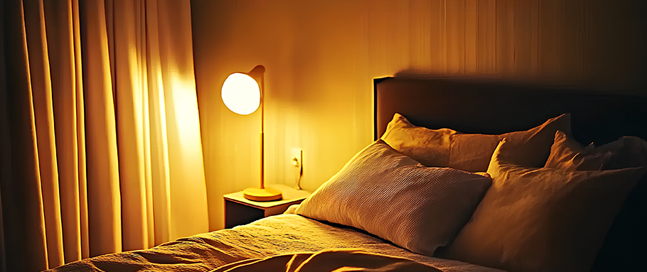 健康生活从光开始 | 乐天使金色无蓝光LED，让光与自然同频